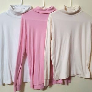 Medium Women's Turtleneck Shirts - lot of 3